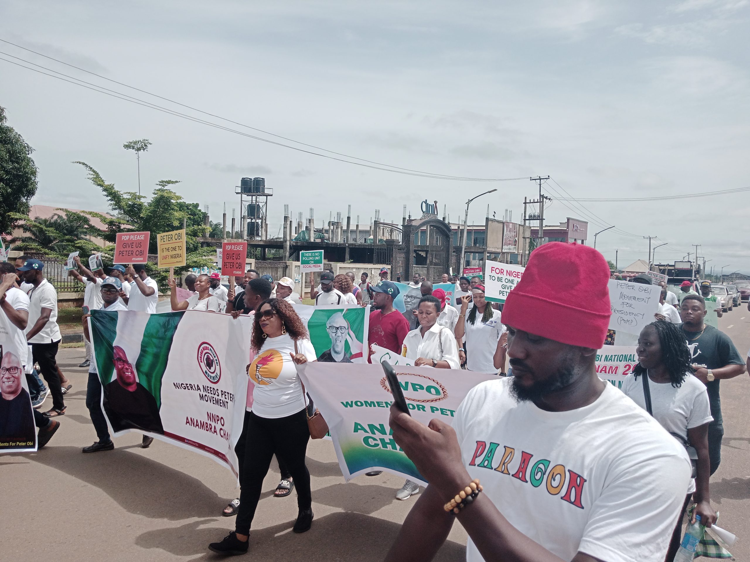 Anambra Youths Hold One million-man-march for Peter Obi [PHOTOS] – The  Razor News